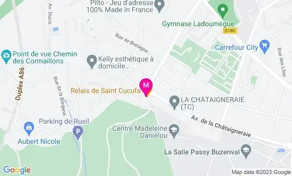 Localisation Restaurant  Relais de Saint Cucufa