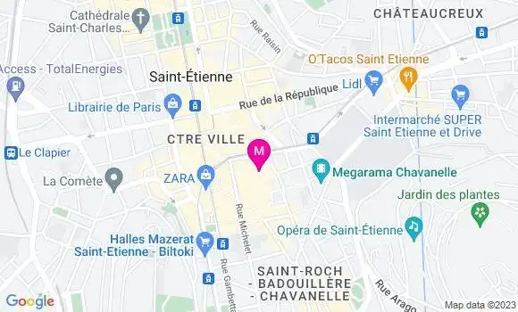 Localisation Restaurant  La Friterie