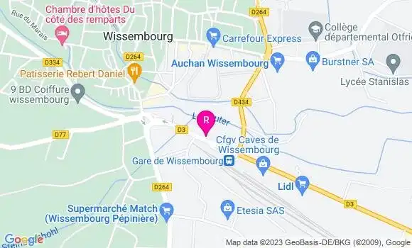 Localisation Restaurant de l