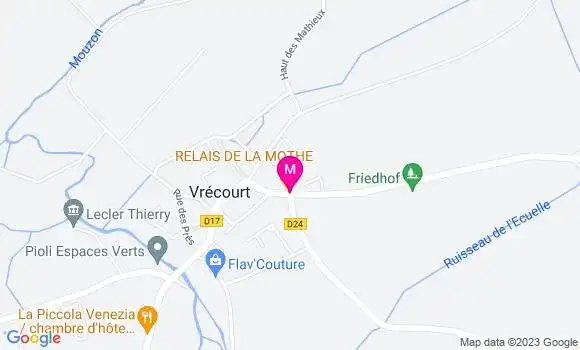Localisation Restaurant  Relais de la Mothe