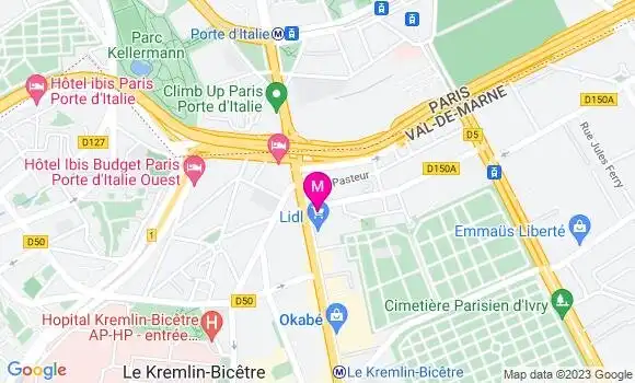 Localisation Restaurant  La Goulette