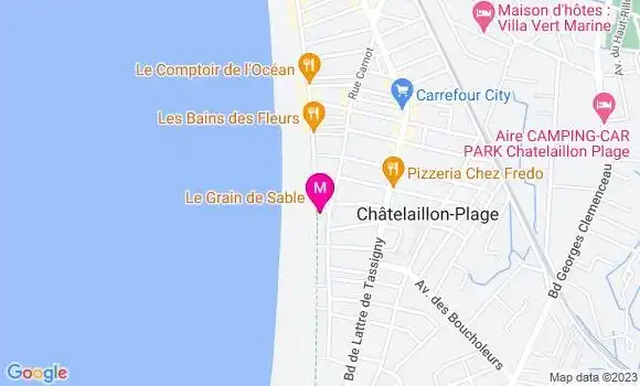 Localisation Restaurant  Le Grain de Sable