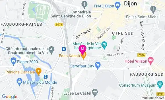 Localisation Restaurant  Les Remparts