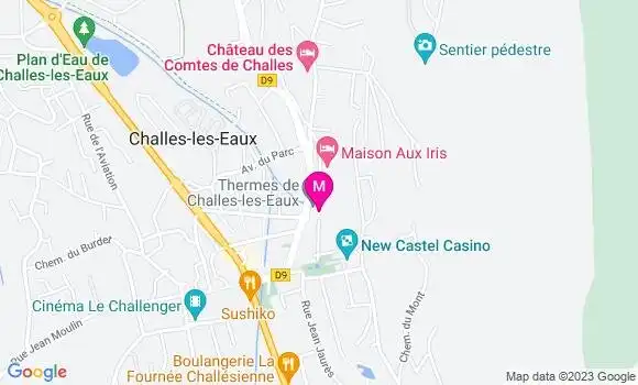 Localisation Restaurant  Le Chalet du Mini Golf