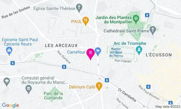 Localisation Restaurant  Willamette