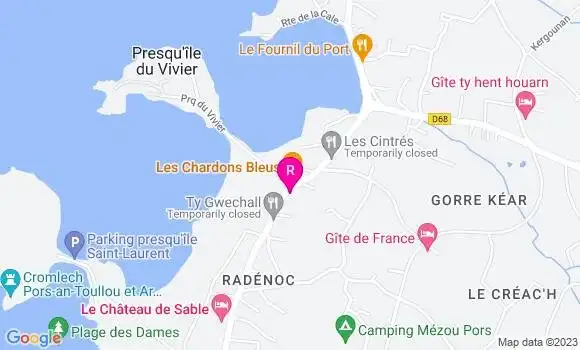 Localisation Restaurant  Ty Breiz