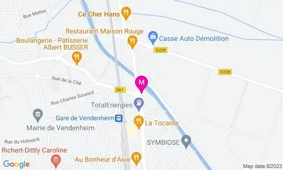 Localisation Restaurant Alsacien Flam