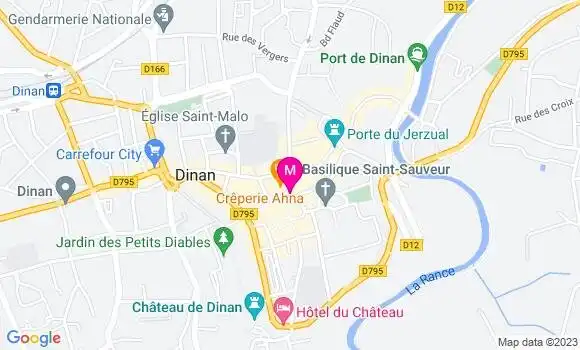 Localisation Crêperie Le Be New
