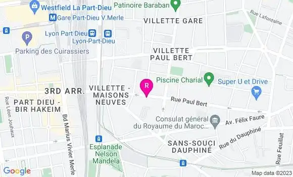 Localisation Restaurant  Café des Postes