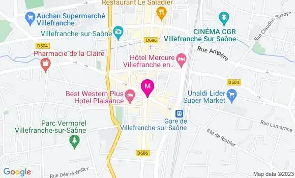 Localisation Restaurant Grill Le Brooklyn