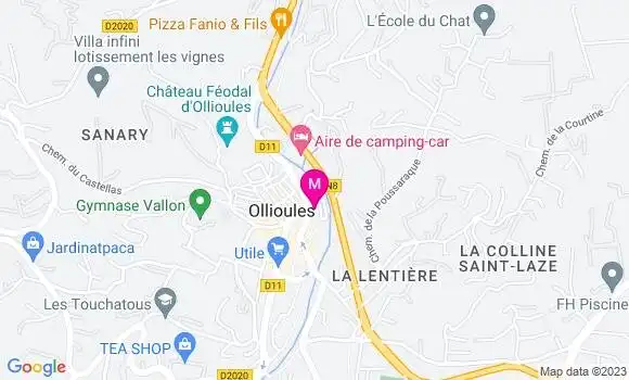 Localisation Restaurant Lounge Le Papillon