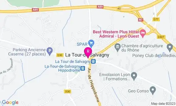 Localisation Restaurant  Le Bouchon de la Tour