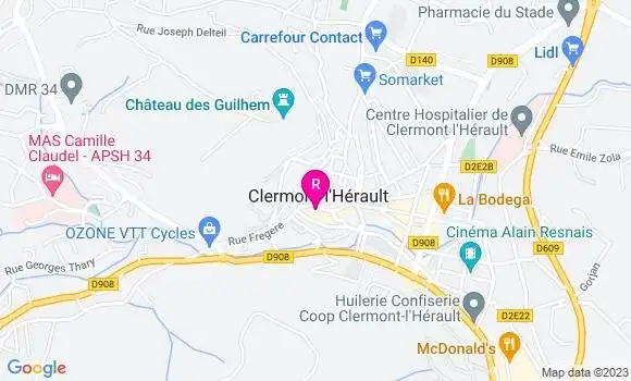Localisation La Crêperie