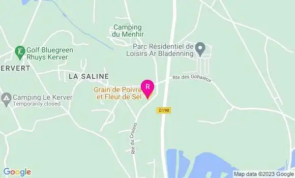 Localisation Restaurant  Grain de Poivre et Fleur de Sel