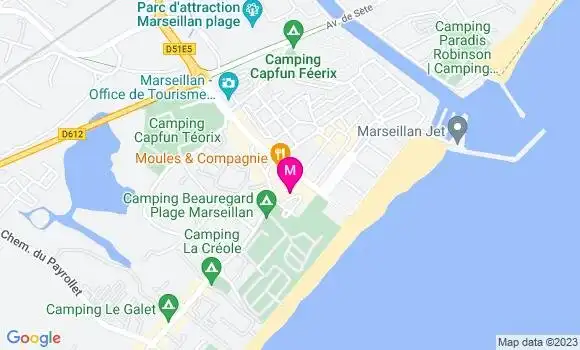 Localisation Restaurant  La Méditerranée