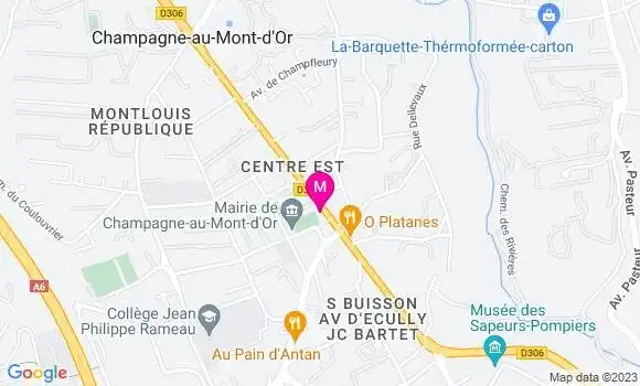 Localisation Restaurant  La Ferme des Monts d