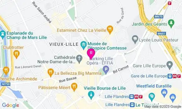 Localisation Restaurant Bar L
