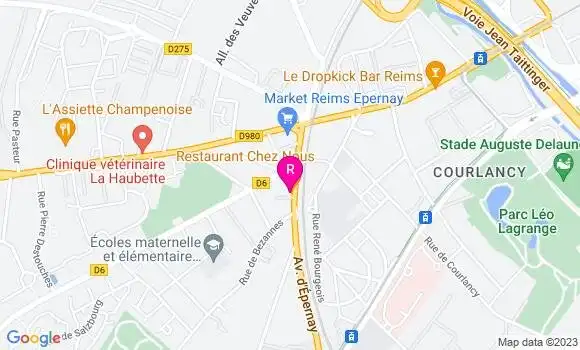 Localisation Restaurant  Chez Nous
