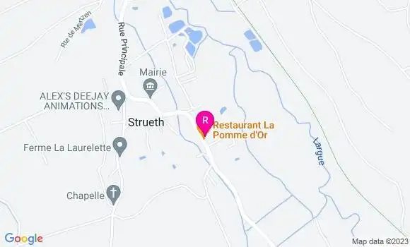 Localisation Restaurant  La Pomme d