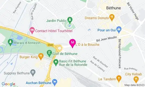 Localisation Restaurant  L