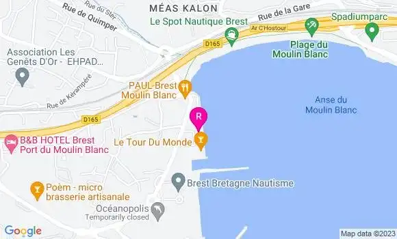 Localisation Restaurant Bar Admiral
