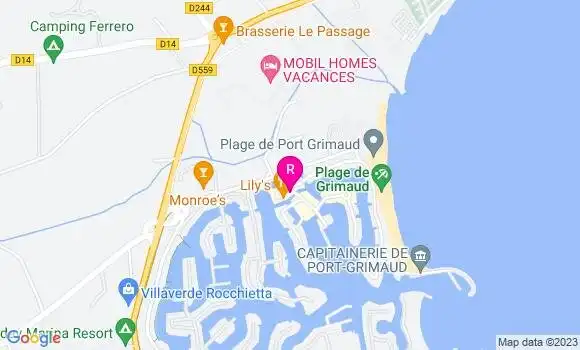 Localisation Pizzeria Le Rialto