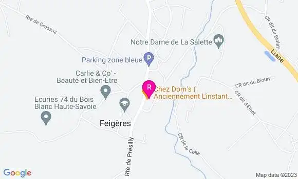 Localisation Restaurant  L