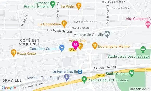 Localisation Pizzeria Delicia Pizza
