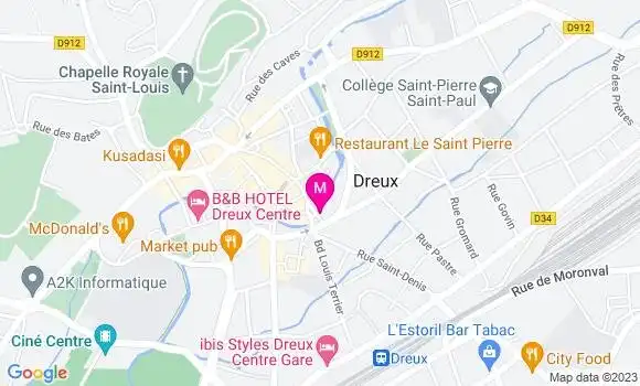 Localisation Restaurant Bar Le Seven