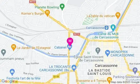 Localisation Restaurant  La Table de Norbert