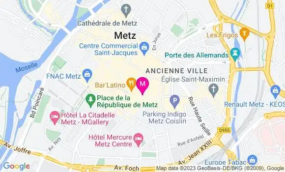 Localisation Restaurant  Le P