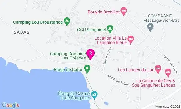 Localisation Restaurant  La Table du Domaine