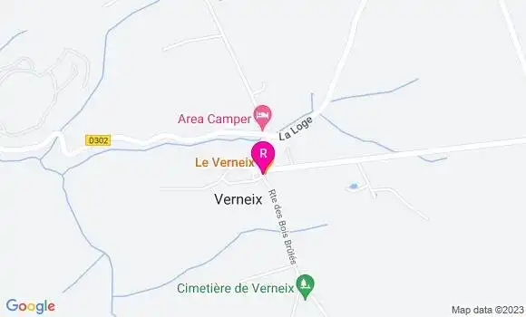 Localisation Restaurant  Le Verneix