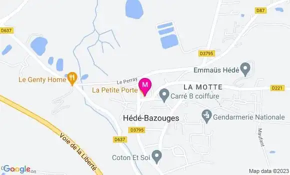 Localisation Restaurant  La Petite Porte