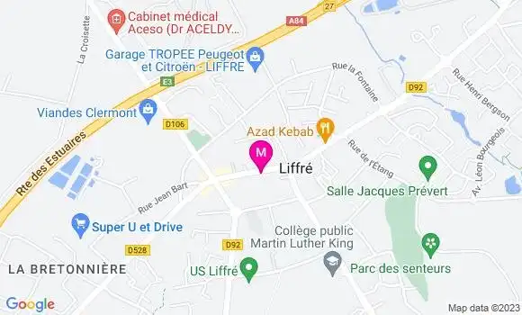 Localisation Restaurant Cambodgien Le Mékong
