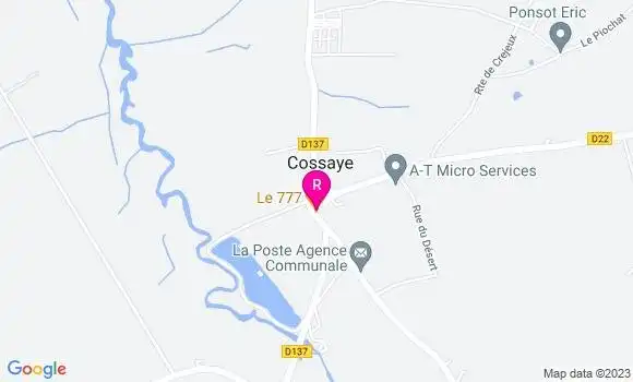 Localisation Restaurant Bar Le 777