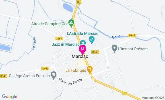 Localisation Restaurant  Les Coulisses