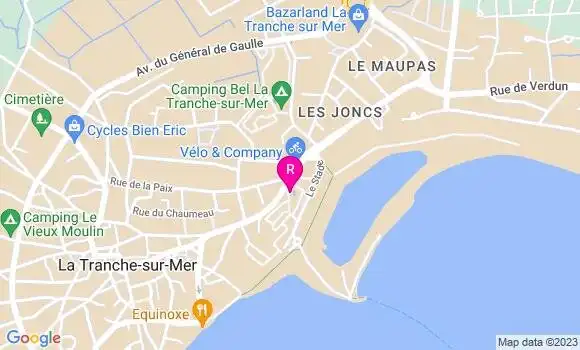 Localisation Restaurant  La Paillote