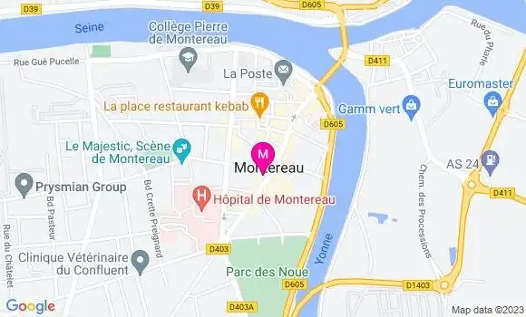 Localisation Restaurant Indien Maharaja