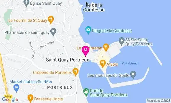 Localisation Restaurant Bar Le Poisson Rouge