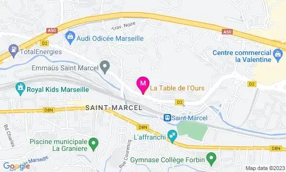 Localisation Restaurant  La Table de l