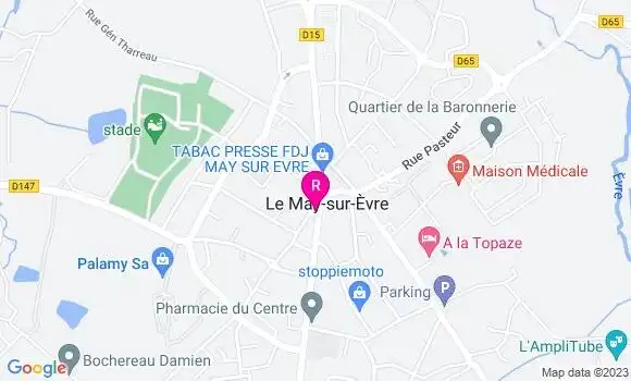 Localisation Le Bistrot de l