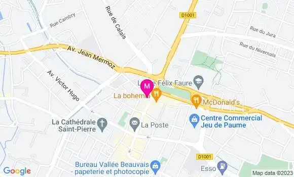 Localisation Restaurant  La Part des Anges