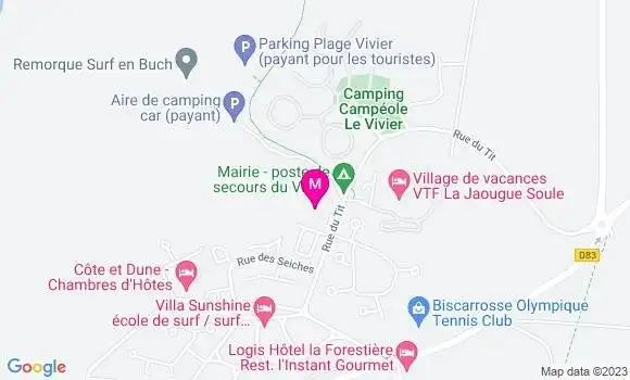 Localisation Restaurant  Le Vivier