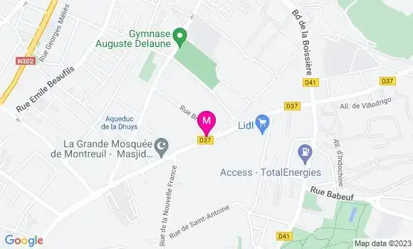 Localisation Restaurant  Le Rencard