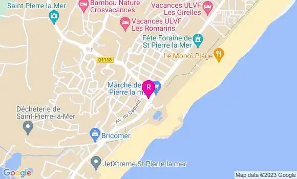 Localisation Restaurant  Le Chaleureux
