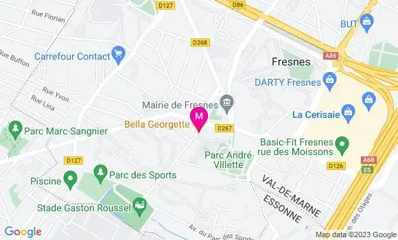 Localisation Restaurant Italien Bella Georgette
