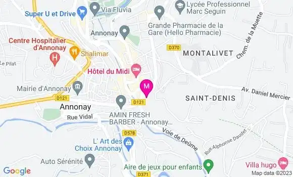 Localisation Restaurant  Au Pré d