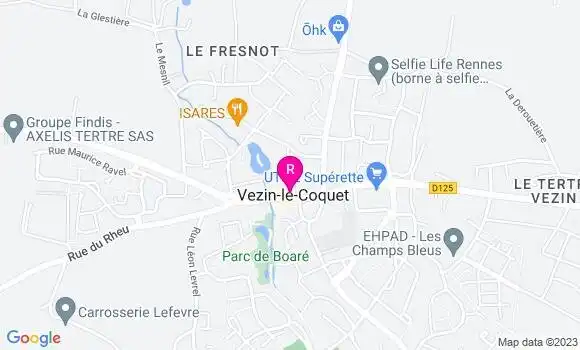 Localisation Pizzeria L