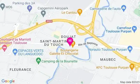 Localisation Restaurant Bar Les Marronniers
